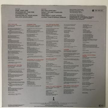 Andy Fraser ‎– Fine Fine Line