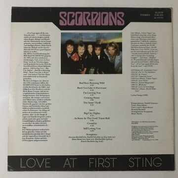 Scorpions ‎– Love At First Sting