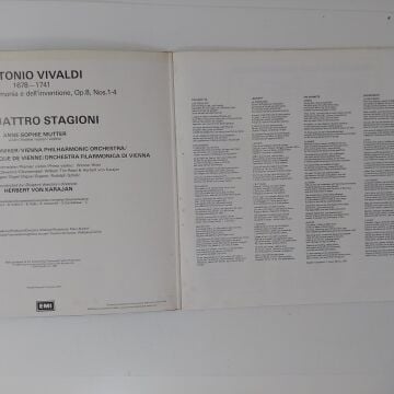Vivaldi, Anne-Sophie Mutter, Herbert Von Karajan, Vienna Philharmonic – The Four Seasons