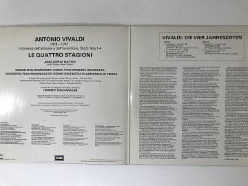 Vivaldi, Anne-Sophie Mutter, Herbert Von Karajan, Vienna Philharmonic – The Four Seasons
