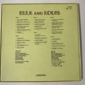 Ella Fitzgerald - Louis Armstrong – Ella And Louis 3 LP (Kutulu Set)