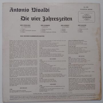 Antonio Vivaldi - Das Wührer-Kammerorchester – Die Jahreszeiten