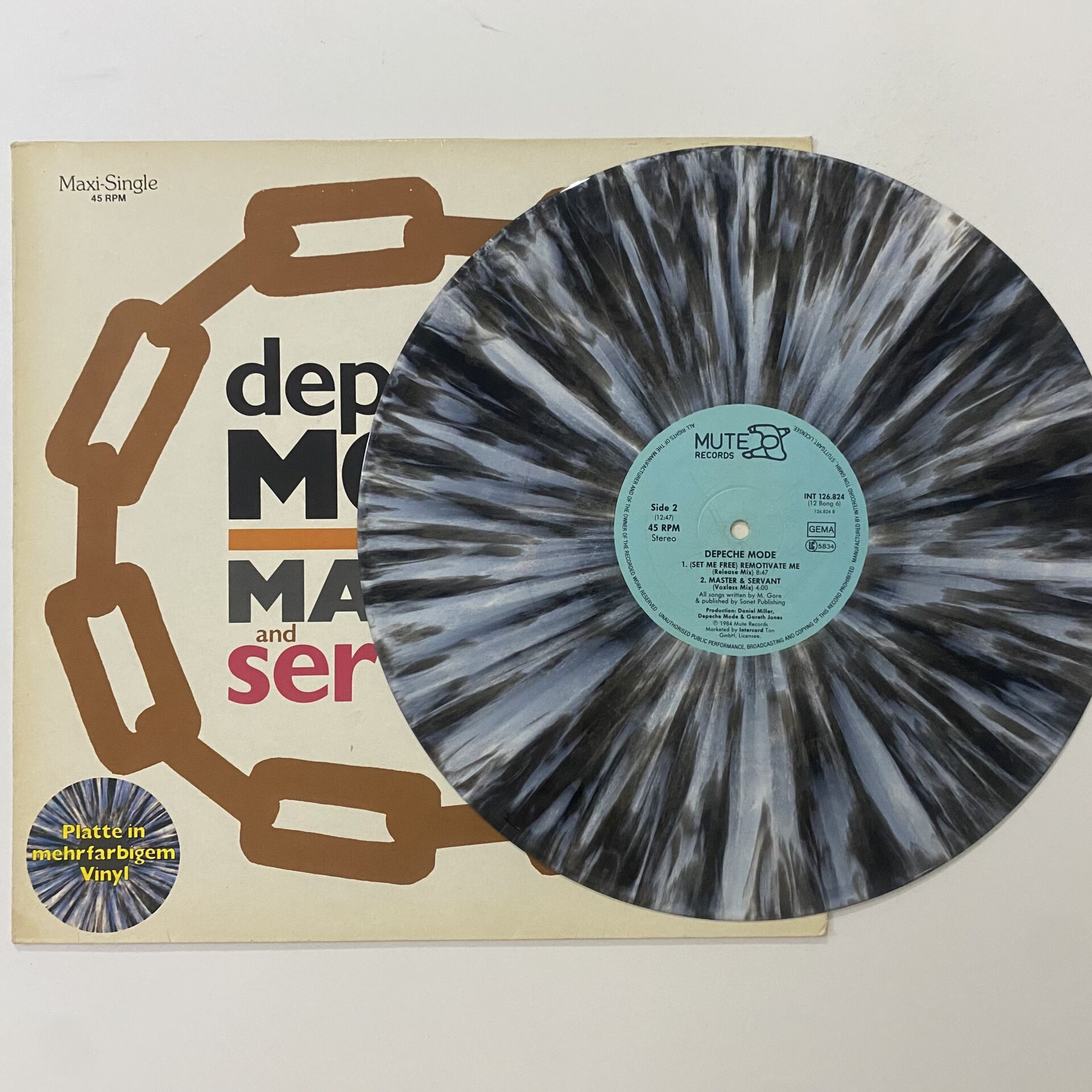 Depeche Mode ‎– Master And Servant (Slavery Whip Mix) (Gri Renkli Plak)