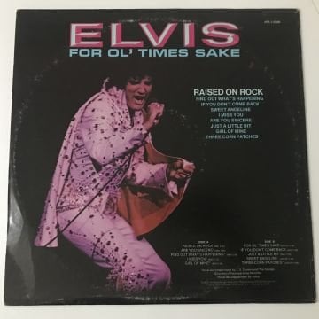 Elvis Presley ‎– Raised On Rock / For Ol' Times Sake