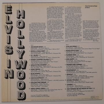 Elvis Presley ‎– Elvis In Hollywood