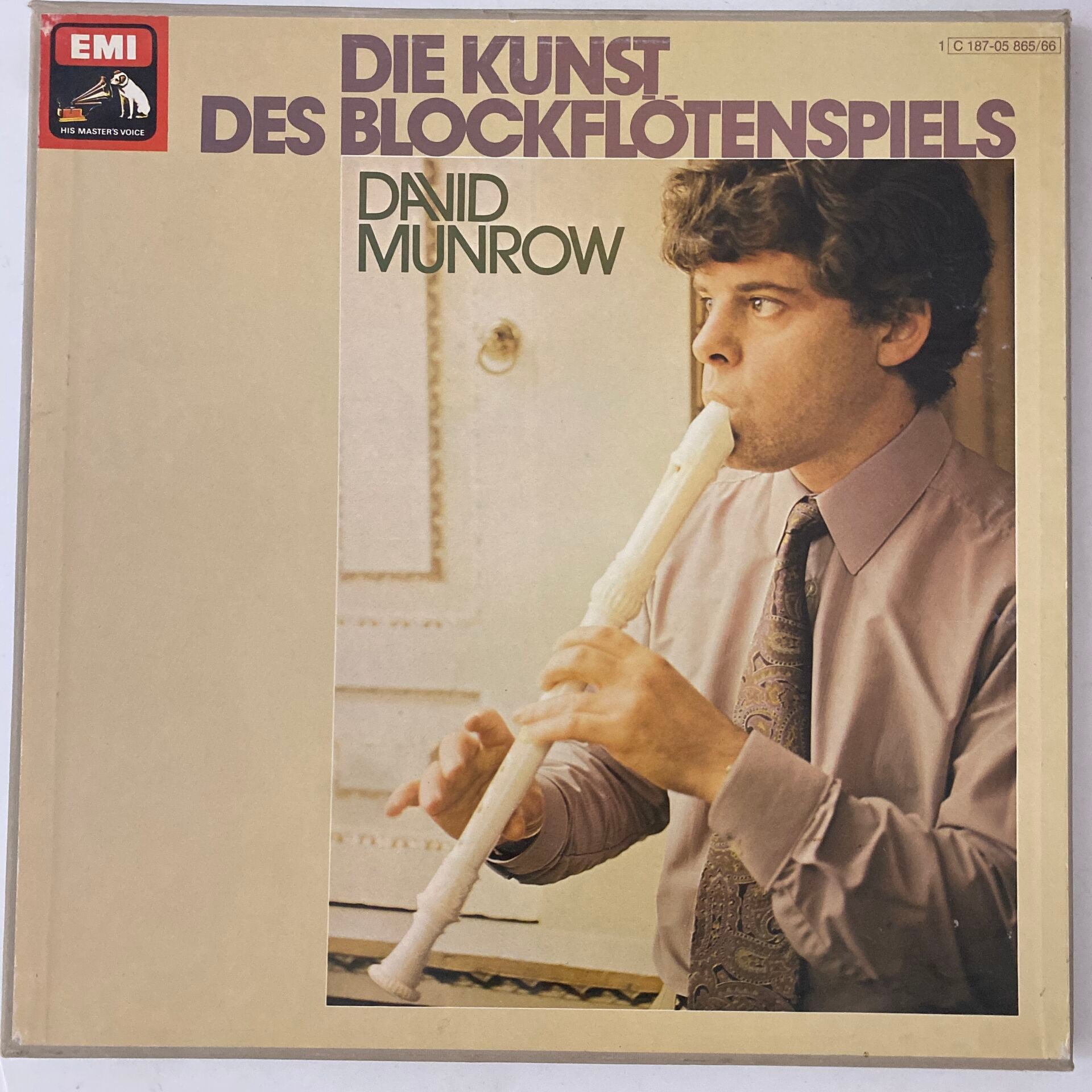 David Munrow ‎– Die Kunst Des Blockflötenspiels 2 LP Kutulu Set