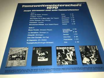 Hugo Strasser Und Sein Tanzorchester ‎– Tanzweltmeisterschaft 1970