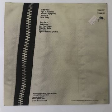 Jane ‎– Age Of Madness