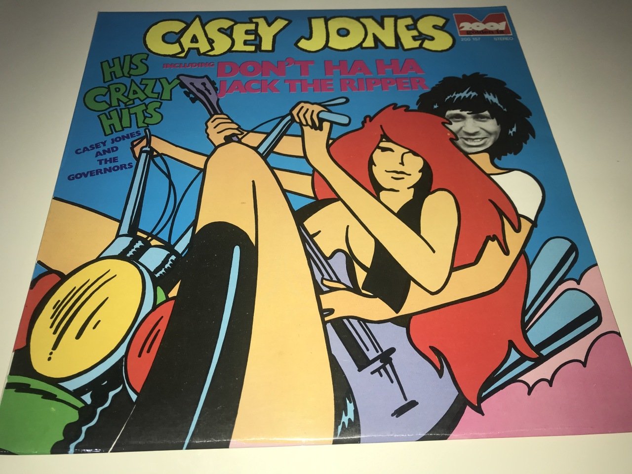 Casey Jones And The Governors ‎– His Crazy Hits