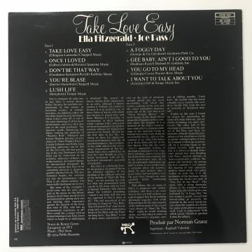 Ella Fitzgerald - Joe Pass – Take Love Easy