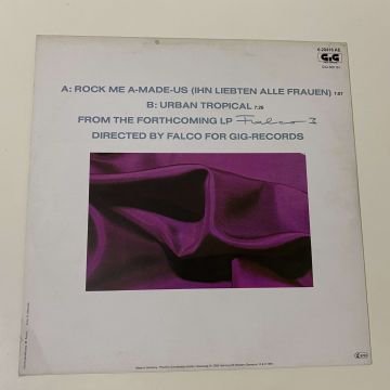 Falco ‎– Rock Me Amadeus (Şeffaf Renkli Plak)