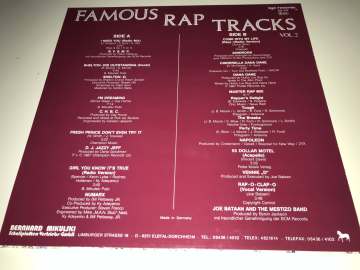 Famous Rap Tracks Vol. 2