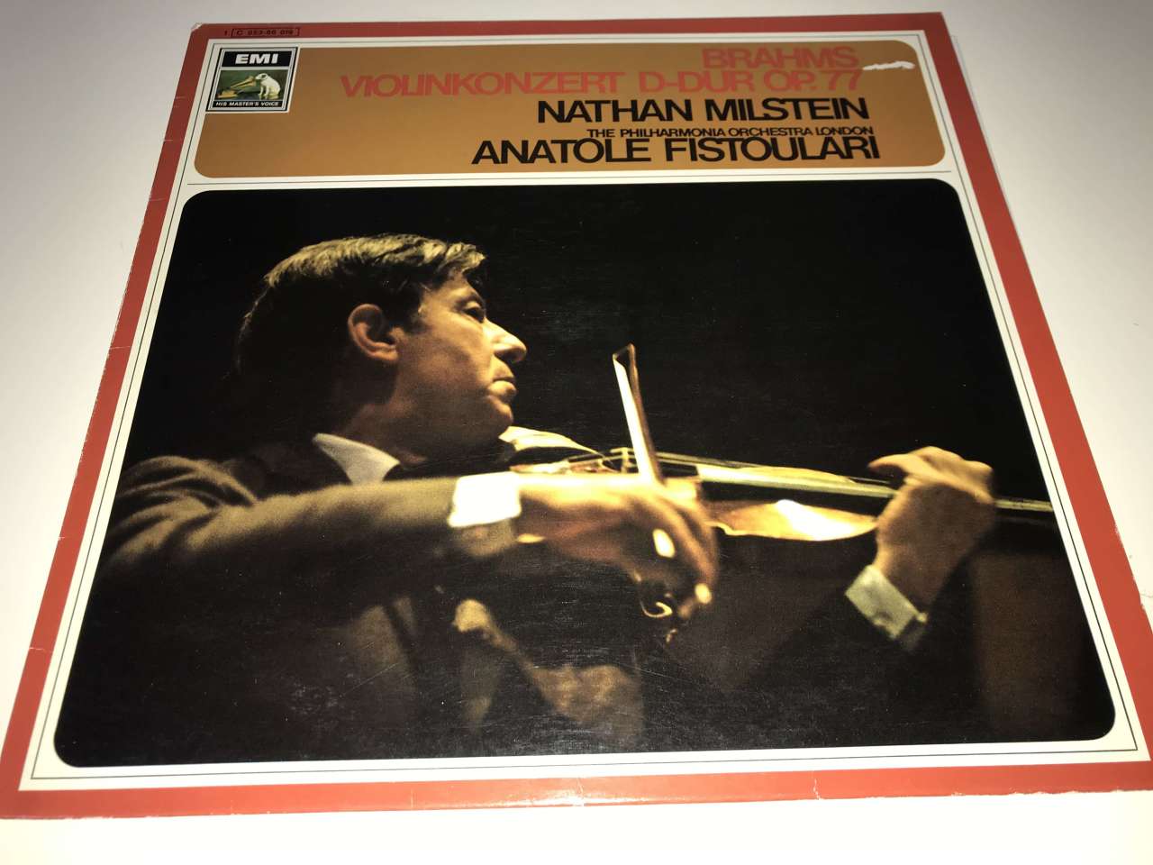Brahms / Nathan Milstein Milstein Philharmonia Orchestra / Fistoulari – Violinkonzert D-Dur Op.77