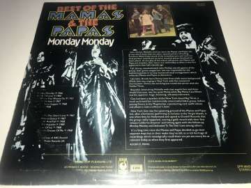 The Mamas & The Papas ‎– Best Of The Mamas & The Papas - Monday Monday