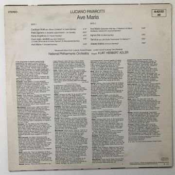 Luciano Pavarottii National Philharmonic Orchestra, Kurt Herbert Adler – Ave Maria