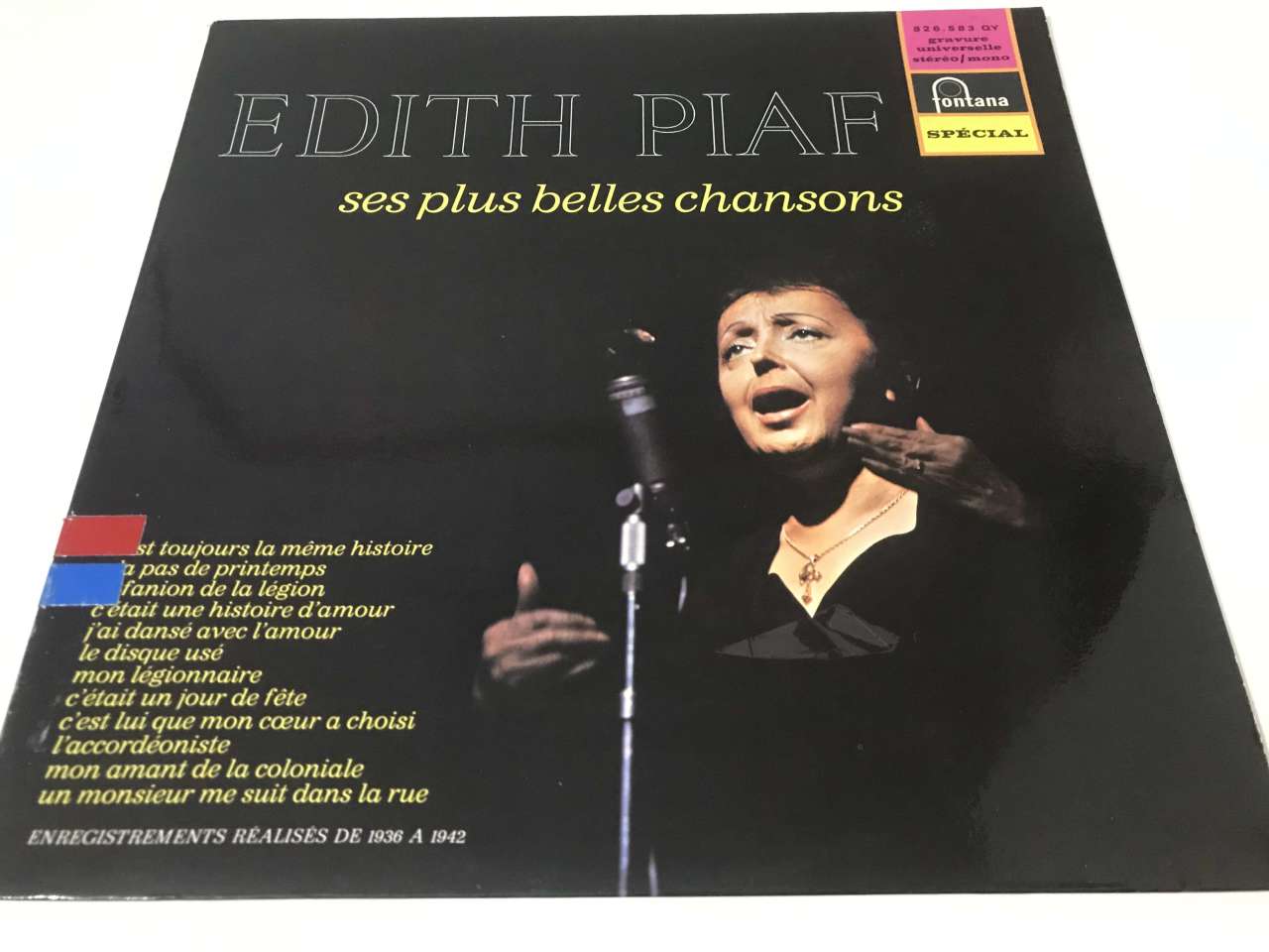 Edith Piaf ‎– Ses Plus Belles Chansons