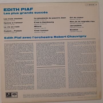 Edith Piaf ‎– Les Plus Grands Succès