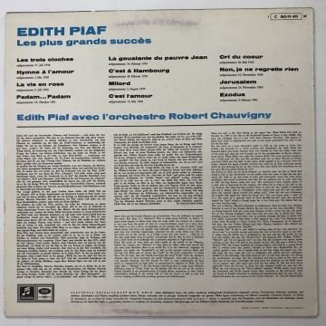 Edith Piaf ‎– Les Plus Grands Succès