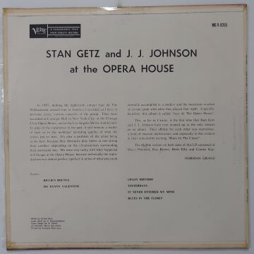 Stan Getz And J.J. Johnson – At The Opera House