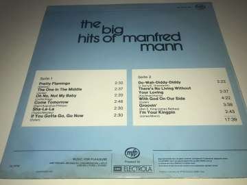 Manfred Mann ‎– The Big Hits Of Manfred Mann