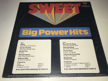 Sweet ‎– Big Power Hits