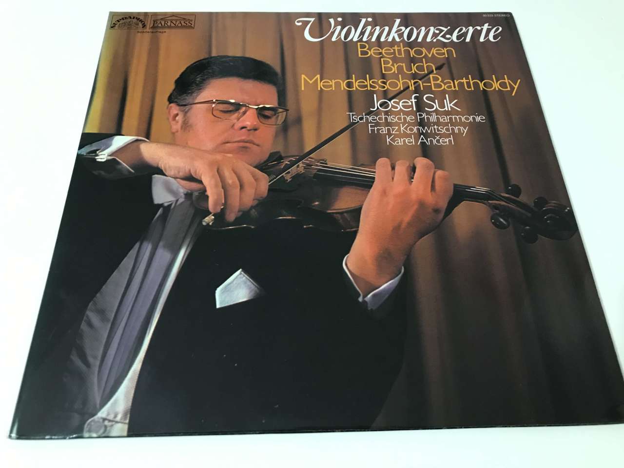 Beethoven, Bruch, Mendelssohn-Bartholdy, Josef Suk, Tschechische Philharmonie, Franz Konwitschny, Karel Ančerl – Violinkonzerte 2 LP