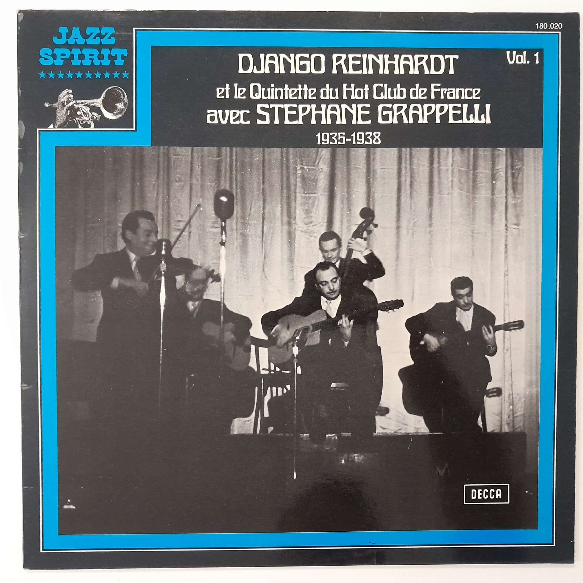 Django Reinhardt Et Le Quintette Du Hot Club De France Avec Stephane Grappelli – 1935-1938 Vol. 1