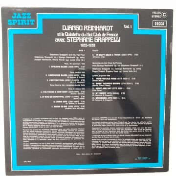 Django Reinhardt Et Le Quintette Du Hot Club De France Avec Stephane Grappelli – 1935-1938 Vol. 1