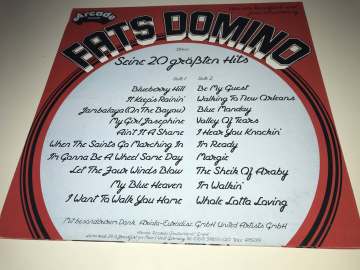 Fats Domino ‎– Seine 20 Größten Hits