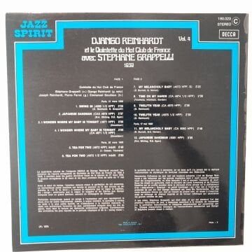 Django Reinhardt Et Le Quintette Du Hot Club De France Avec Stephane Grappelli – 1939 Vol. 4