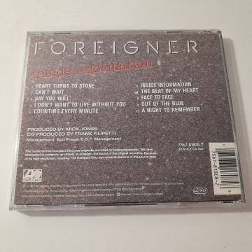 Foreigner – Inside Information