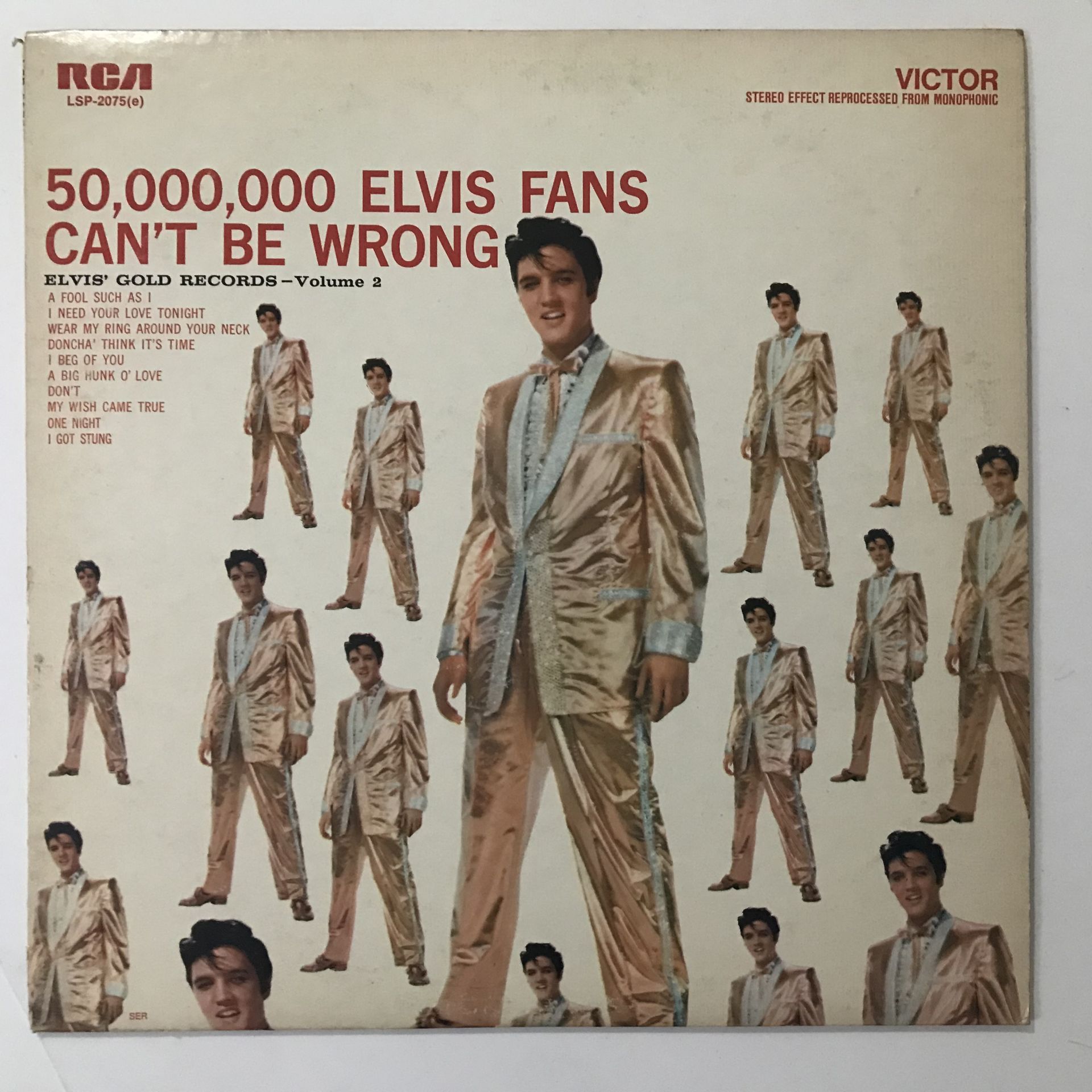 Elvis Presley ‎– 50,000,000 Elvis Fans Can't Be Wrong (Elvis' Gold Records, Vol. 2)
