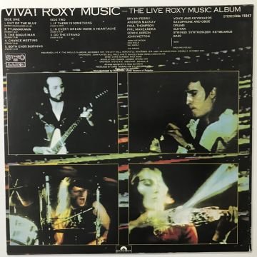 Roxy Music ‎– Viva! Roxy Music