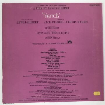 Elton John ‎– Friends (Original Soundtrack Recording)