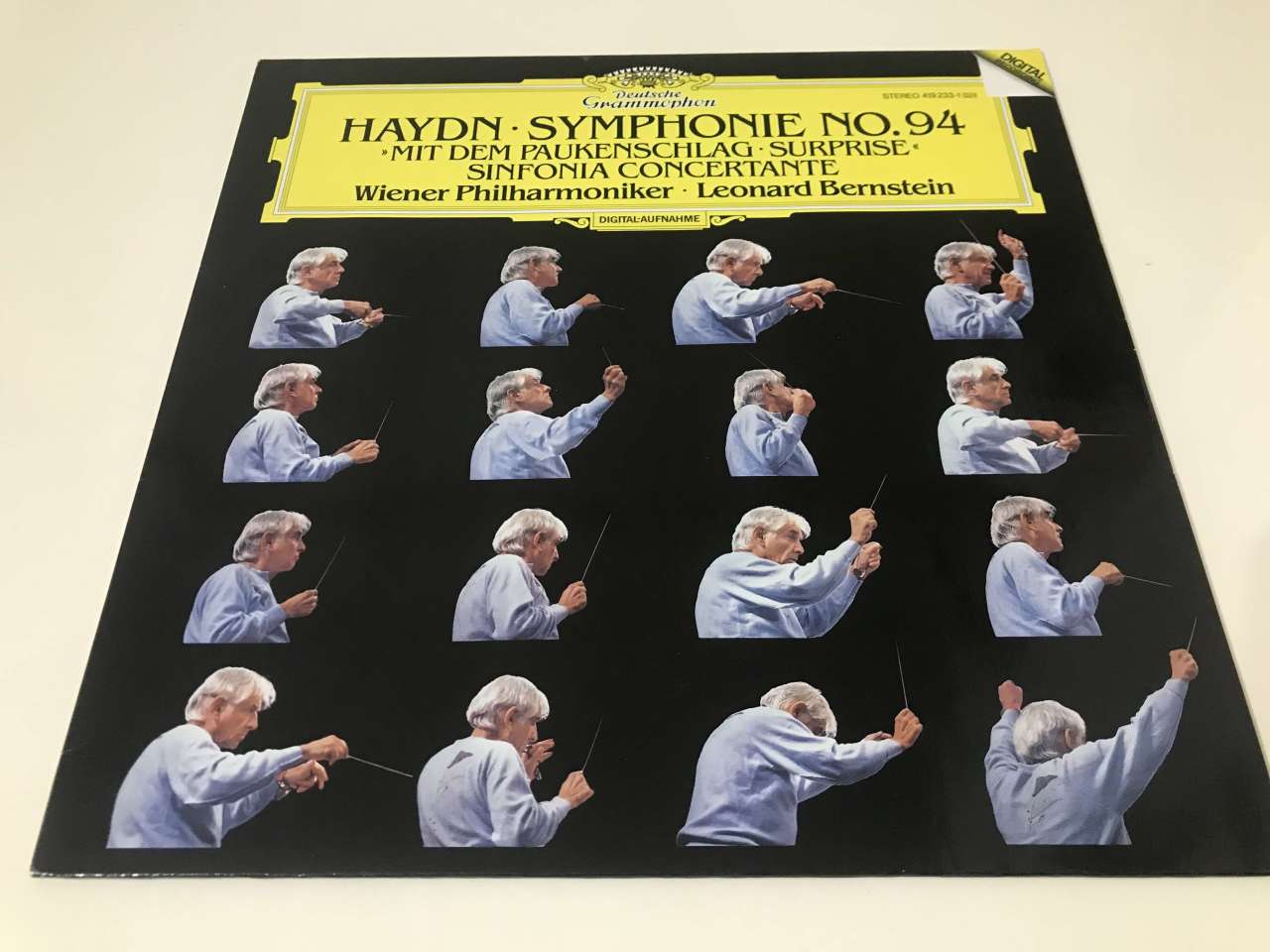 Haydn • Wiener Philharmoniker • Leonard Bernstein ‎– Symphonie No.94 »Mit Dem Paukenschlag • Surprise« • Sinfonia Concertante