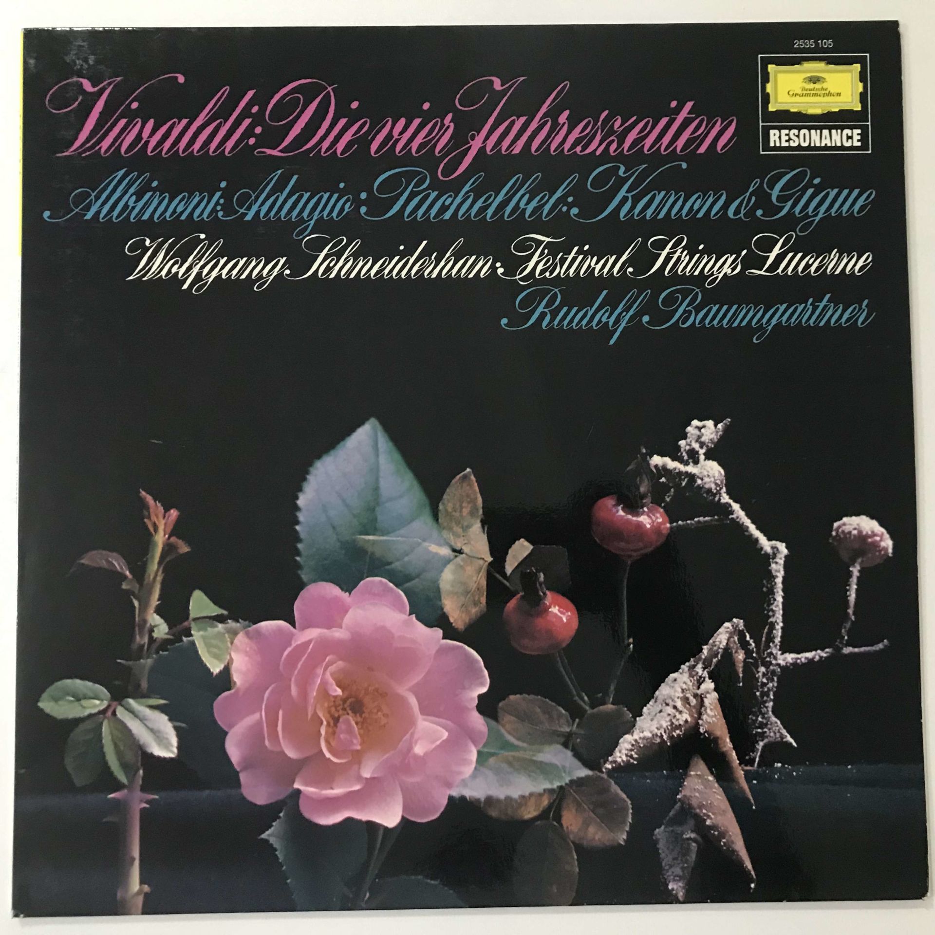 Vivaldi / Albinoni / Pachelbel, Wolfgang Schneiderhan, Festival Strings Lucerne, Rudolf Baumgartner – Die Vier Jahreszeiten / Adagio / Kanon & Gigue