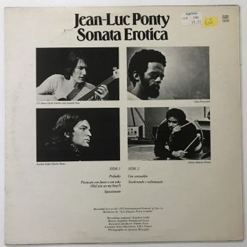 Jean-Luc Ponty – Sonata Erotica