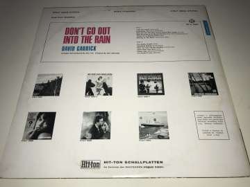David Garrick – Don´t Go Out Into The Rain