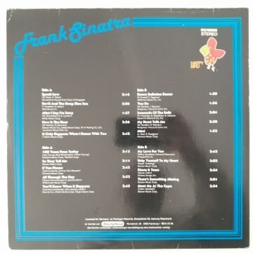 Frank Sinatra – My Best Songs - My Best Years Vol. 3 2 LP
