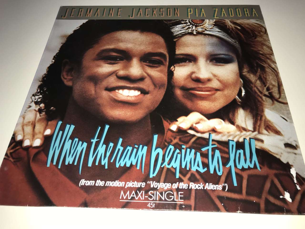 Jermaine Jackson & Pia Zadora ‎– When The Rain Begins To Fall