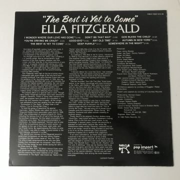 Ella Fitzgerald ‎– The Best Is Yet To Come