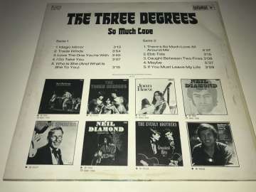 The Three Degrees ‎– So Much Love