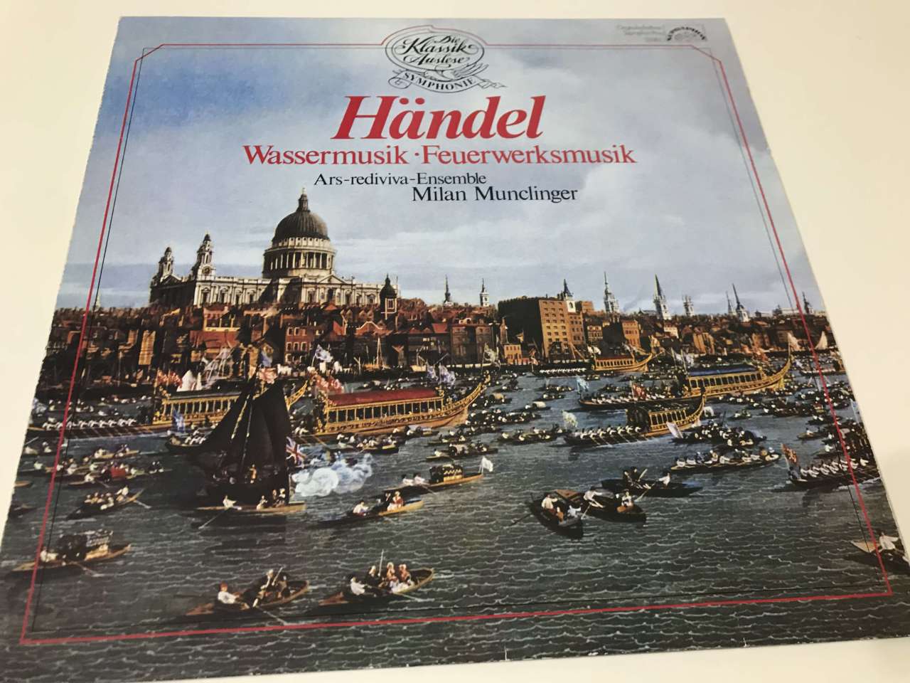 Händel, Ars Rediviva Ensemble, Milan Munclinger – Wassermusik • Feuerwerksmusik