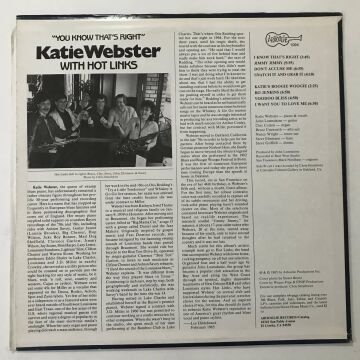 Katie Webster With Hot Links – You Know That's Right