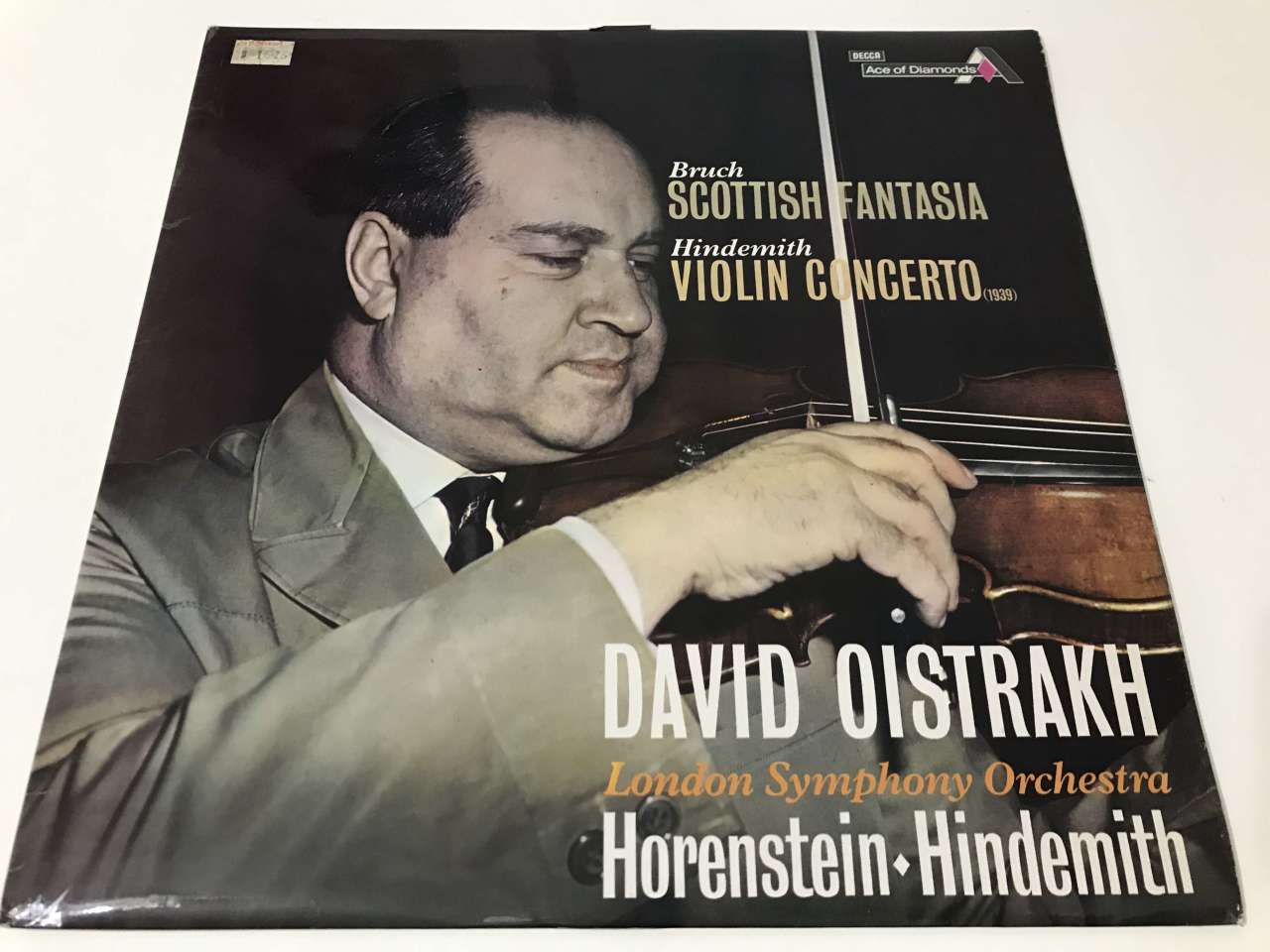 Bruch, Hindemith, David Oistrakh, London Symphony Orchestra, Horenstein – Scottish Fantasia / Violin Concerto