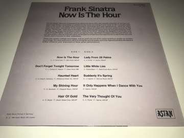 Frank Sinatra ‎– Now Is The Hour