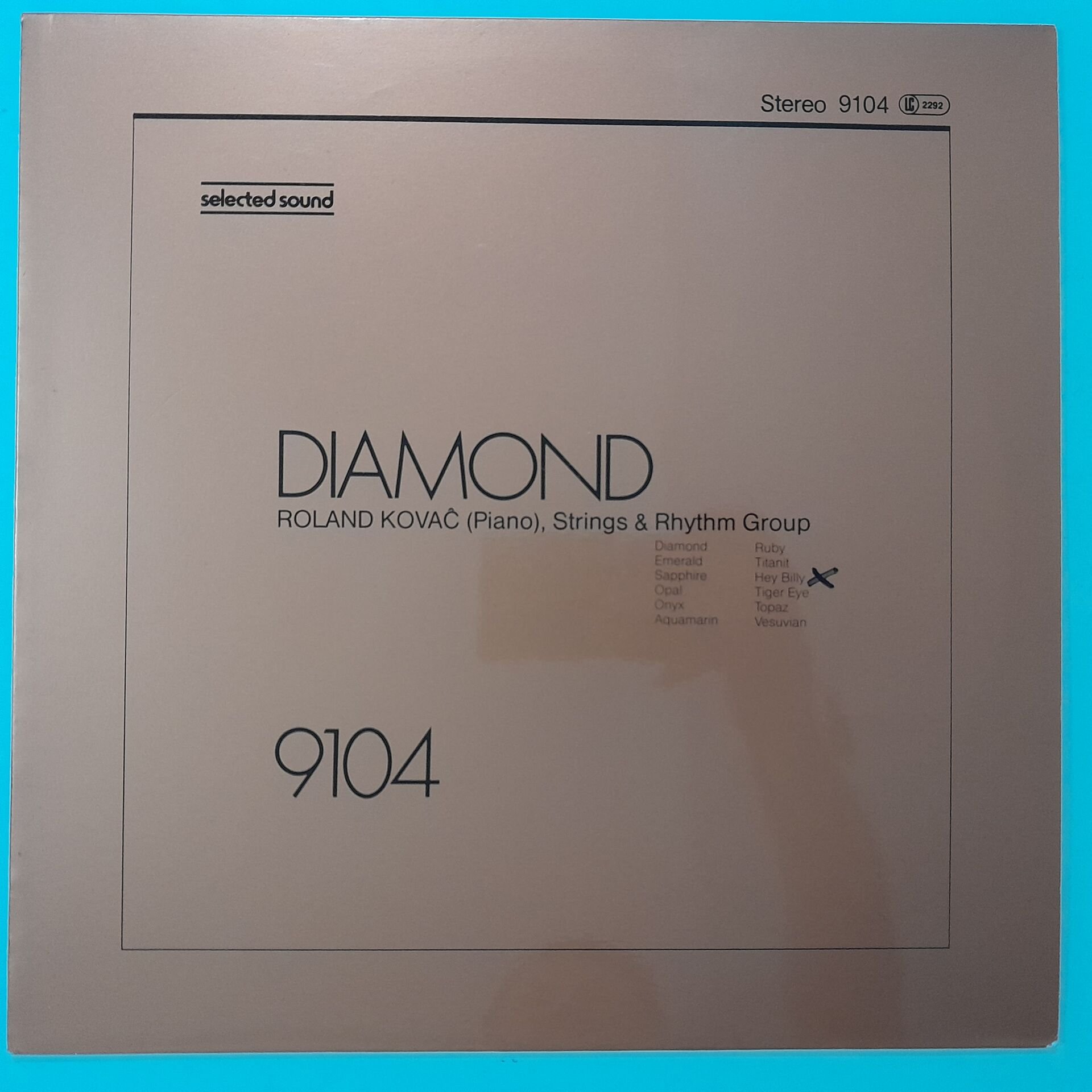 Roland Kovač (Piano), Strings & Rhythm Group – Diamond