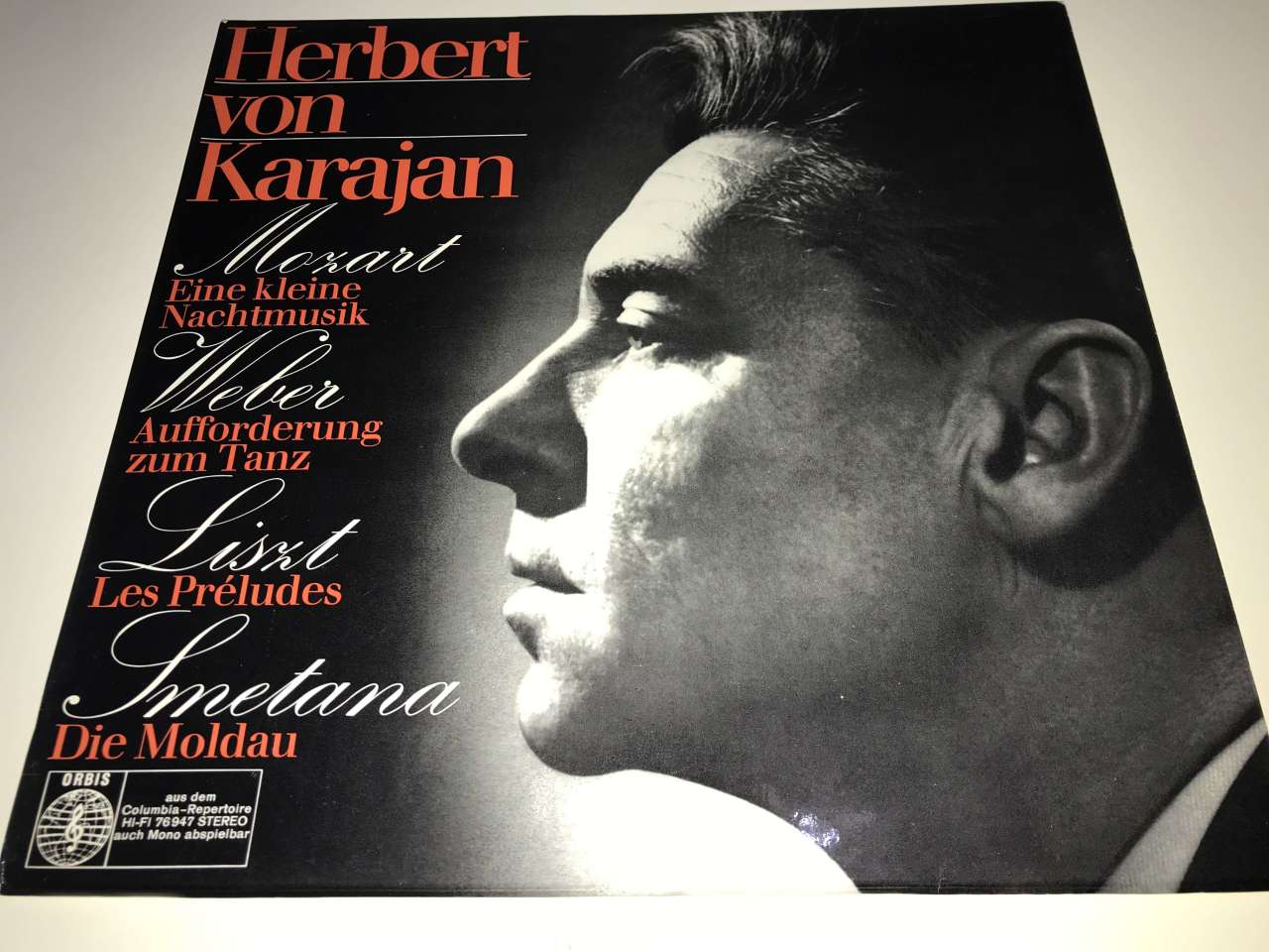 Herbert von Karajan ‎– Mozart Weber Liszt Smetana