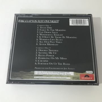 Eric Clapton – Just One Night 2 CD