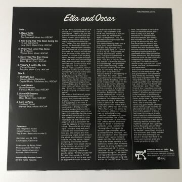 Ella Fitzgerald & Oscar Peterson ‎– Ella And Oscar